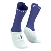 Skarpetki kolarskie - COMPRESSPORT Skarpetki rowerowe PRORACING SOCKS V4 BIKE orient blue/white - miniaturka - grafika 1