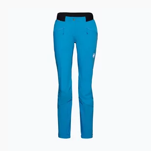 Spodnie skiturowe damskie MAMMUT Aenergy SO Hybrid niebieskie - Spodnie narciarskie - miniaturka - grafika 1