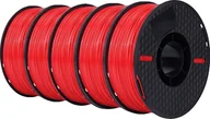 Filamenty i akcesoria do drukarek 3D - filament ABS do druku 3D, średnica 1,75 mm, szpula 5 kg, czerwony 5 kg - miniaturka - grafika 1