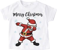 Koszulki dla dziewczynek - Świąteczna koszulka dla dziecka - miniaturka - grafika 1