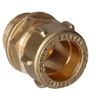 Łączniki, trójniki, kształtki - Hydroland Łącznik prosty Gz 22 mm x 3/4&quot Conex - miniaturka - grafika 1