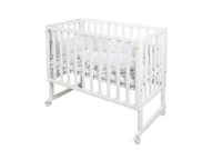 Łóżeczka i kojce - Roba Łóżeczko dostawne 3w1 Biały - miniaturka - grafika 1