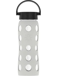 lifefactory Bidon "Classic Cap" w kolorze szarym - 650 ml - Sztućce dla dzieci - miniaturka - grafika 1
