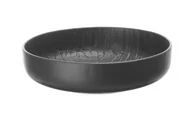Miski i półmiski - Fine Dine MISKA PŁYTKA CRUST 1200 ml 20 cm PORCELANA EARTH COLOURS CZARNA - miniaturka - grafika 1