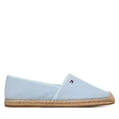 Espadryle damskie - Espadryle Tommy Hilfiger Flag Canvas Espadrille FW0FW08541 Błękitny - miniaturka - grafika 1