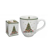 Filiżanki - KUBEK DUŻY XXL DUO ŚWIĘTA CHOINKA NA PREZENT 1000 ML - miniaturka - grafika 1