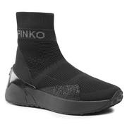 Półbuty damskie - Sneakersy Pinko Stockton Sneaker AI 23-24 BLKS1 101785 A15G Black Z99 - miniaturka - grafika 1