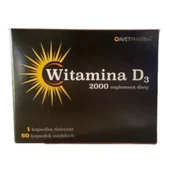 Witaminy i minerały - Witamina D3 2000 x 60 kaps (Avet) (nowa formuła) - miniaturka - grafika 1