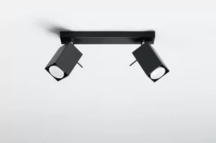 Sollux Lighting Plafon MERIDA 2 czarny - Lampy sufitowe - miniaturka - grafika 1