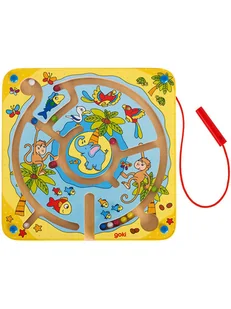 Goki Labirynt magnetyczny - 3+ - Puzzle - miniaturka - grafika 1