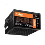 Zasilacze komputerowe - akyga ak-c2-500 500W semi-modular p4+4 2x pci-e 6+2 pin 4x sata 2x molex fan 12cm - miniaturka - grafika 1