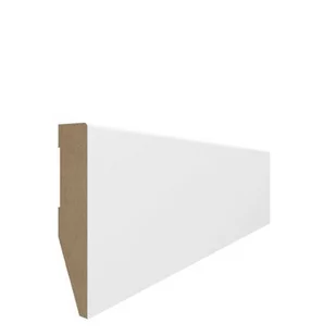 Listwa przypodłogowa Evera 201 2400x80x16 biała - Listwy przypodłogowe - miniaturka - grafika 1
