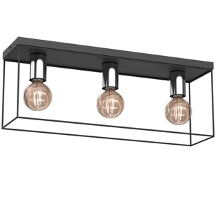 Nietuzinkowa lampa sufitowa, srebrne oprawki LX 8116 z serii HOMEN - Lampy sufitowe - miniaturka - grafika 1