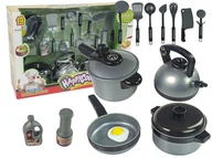 Zabawki AGD - LEANToys Zestaw Akcesoriów Kuchennych Dla Dzieci 9419 - miniaturka - grafika 1