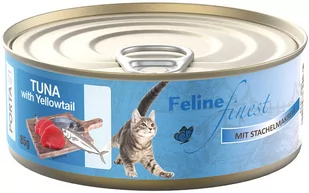 Feline Finest, 85 g - Tuńczyk z seriolą olbrzymią - Mokra karma dla kotów - miniaturka - grafika 1