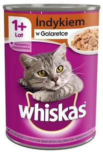 Whiskas indyk w galaretce 24x400g - Mokra karma dla kotów - miniaturka - grafika 1