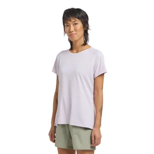 Damska koszulka z krótkim rękawem Jack Wolfskin PRELIGHT STRIDE T W Pale Lavendar - XS - Koszulki i topy damskie - miniaturka - grafika 1