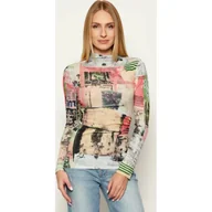 Swetry damskie - Desigual Półgolf JERS_MONTREAL Regular Fit - miniaturka - grafika 1