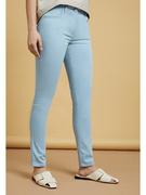 Spodnie damskie - STEFANEL Spodnie w kolorze jasnoniebieskim - miniaturka - grafika 1