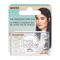 Ozdoby do włosów - Invisibobble Waver spinki do włosów Crystal Clear 3 szt. - miniaturka - grafika 1