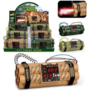 Bomba zegarowa na baterie spray Mix - Zabawki militarne - miniaturka - grafika 1