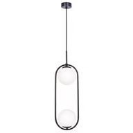 Lampy sufitowe - Lampa wisząca z dwoma kloszami, do salonu K-5101 z serii PARVA - miniaturka - grafika 1