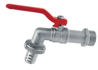 Inne akcesoria do nawadniania - Novaservis System nawadniania - Zawór kulowy ogrodowy z dźwignią 3/4" x 1". CF2002/20 - miniaturka - grafika 1