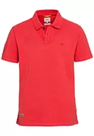 Koszulki męskie - camel active Męski t-shirt 409960/1P28, Berry Red, XL, czerwony (berry red), XL - miniaturka - grafika 1