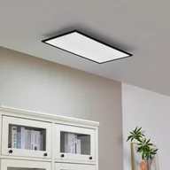 Lampy pozostałe - Panel LED Lindby Lamin, czarny, 80 cm, aluminium, CCT, pilot - miniaturka - grafika 1