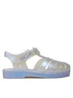 Buty dla dziewczynek - Melissa Sandały Mini Melissa Possession Inf 32409 Niebieski - miniaturka - grafika 1