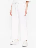 Dresy damskie - Polo Ralph Lauren Spodnie dresowe 211892616002 Biały Regular Fit - miniaturka - grafika 1