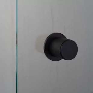 Gałka drzwiowa jednostronna Linear Fixed Czarna (Welders Black) - Meble modułowe i akcesoria - miniaturka - grafika 1