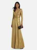 Sukienki - LAUREN RALPH LAUREN Sukienka wieczorowa 253979967001 Złoty Slim Fit - miniaturka - grafika 1