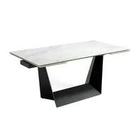 Stoły - Rozkładany stół z białego marmuru  1014 ANGEL CERDA - miniaturka - grafika 1