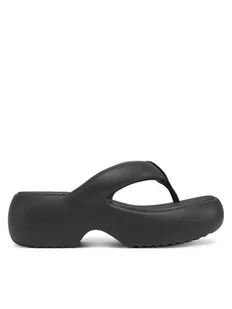 Melissa Japonki Melissa Free Fuzzy Platform Ad M 35875 Czarny - Klapki i japonki damskie - miniaturka - grafika 1
