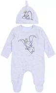 Pajacyki dla niemowląt - Ciepły, Szary Pajac + Czapeczka Dumbo Disney - miniaturka - grafika 1