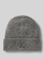 Czapki damskie - Czapka beanie z wyhaftowanym logo model ‘THICK’ - miniaturka - grafika 1