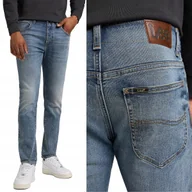 Spodnie męskie - Lee SKINNY FIT XM Bruiser Extreme Motion WYGODNE RURKI SUPER DżINS W32 L34 - miniaturka - grafika 1