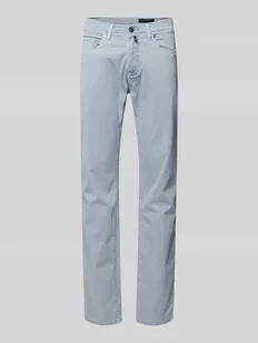 Chinosy o kroju tapered fit z 5 kieszeniami model ‘Lyon’ - Spodnie męskie - miniaturka - grafika 1