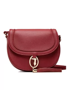 Torebki damskie - Trussardi Torebka Ellie Shoulder Md 75B01169 Czerwony - grafika 1