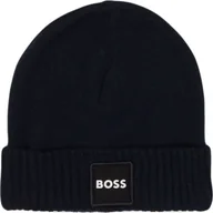 Czapki dla dzieci - BOSS Kidswear Czapka | z dodatkiem wełny - miniaturka - grafika 1