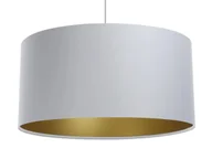 Lampy sufitowe - Lampa wisząca MODERN 60 szara/złota - miniaturka - grafika 1