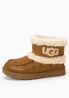 Botki damskie - Buty zimowe damskie UGG W ULTRA MINI UGG FLUFF - grafika 1