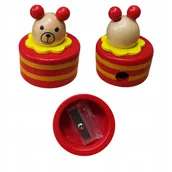 Temperówki - TEMPERÓWKA DREWNIANA ZABAWKA NA PODSTAWCE - miniaturka - grafika 1