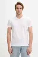 Koszulki męskie - Diesel t-shirt bawełniany MICHAEL-D-BOX-3PACK 3-pack męski kolor biały gładki A17829.0LIAD - miniaturka - grafika 1