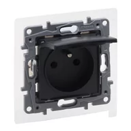 Gniazdka elektryczne - Legrand Gniazdo pojedyncze Niloe Selection 762437 z uziemieniem IP44 16A 250V~ z przesłoną zaciski śrubowe perła - miniaturka - grafika 1