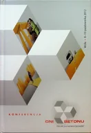 Książki o kulturze i sztuce - Konferencja Dni Betonu 2012 - miniaturka - grafika 1