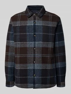 Kurtka koszulowa o kroju regular fit z kieszeniami na piersi - Kurtki męskie - miniaturka - grafika 1