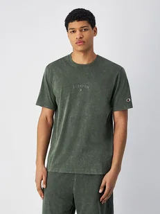 Champion Koszulka w kolorze khaki - Koszulki męskie - miniaturka - grafika 1