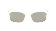 Okulary przeciwsłoneczne - KARL LAGERFELD Okulary przeciwsłoneczne damskie, biały, Rozmiar uniwersalny - miniaturka - grafika 1